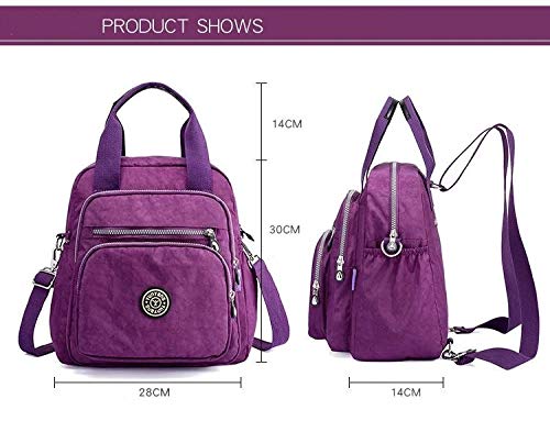 YUNYANG Zaino Donna Impermeabile Borsa a tracolla