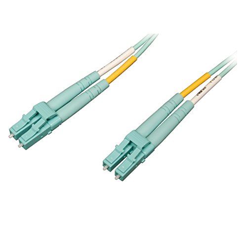 Tripp Lite 10Gb/100Gb Duplex Multimode 50/125 OM4 LSZH Fiber Patch Cable (LC/LC) - Aqua, 1M (3-ft.)(N820-01M-OM4)