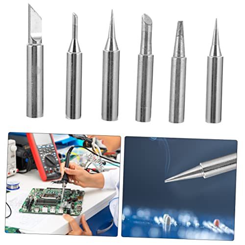 SHINEOFI 12 Piezas Punta De Soldador De Repuesto Juego De Puntas De Soldadura Herramienta Para Estación De Soldadura De Soldador Para Uso Profesional