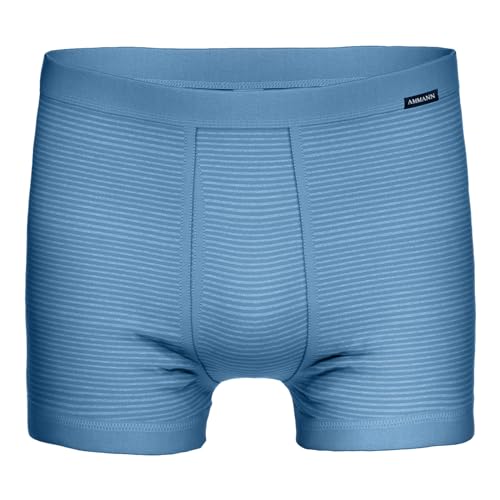 AMMANN Herren Unterhose Unterwäsche Boxershort Jeans Classic Short, Farbe:Blau, Größe:7, Artikel:-125 hellblau