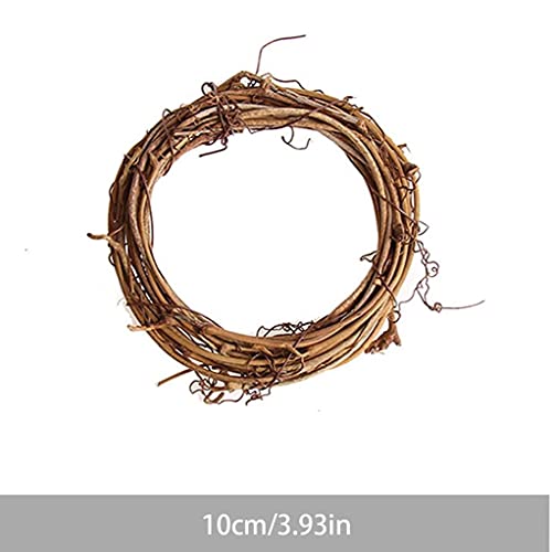 Grapevine Krans Set Tak Decoratieve Kerst Rotan Ronde Bruin voor Vakantie Craft Decoratie 3 stks - Afbeelding 8