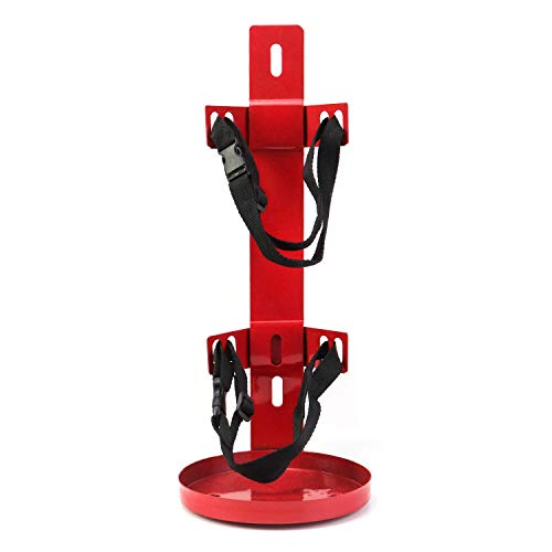 QWORK Fire Extinguisher Bracket, Heavy Duty Metal straps, Box Type, 10 lb Capacity