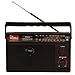 Radio Retro Transistor Best Reception Antenna Sound FM 3 Band Portable Analog Classic Vintage Battery Powered Indoor Outdoor Kitchen Bedroom 5Core Ratings (TC 22)