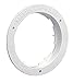 Grote 92510 White 4" Round Lights Theft-Resistant Flange