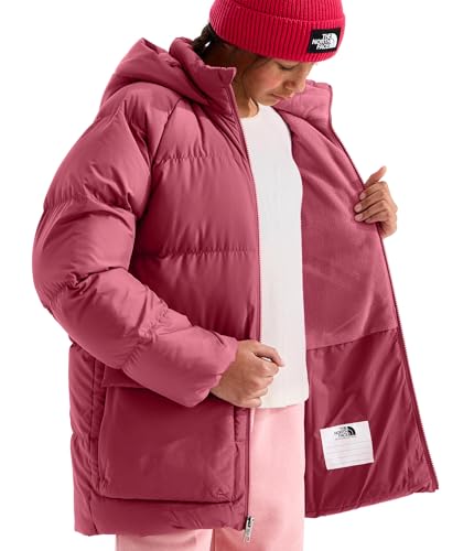 Image of The North Face Teen North Down Fleece-Lined Short Parka | 600 Fill Waterfowl Down, Water Repellent, Insulated Hood, & Pockets, Fermented Clay, XX-Large