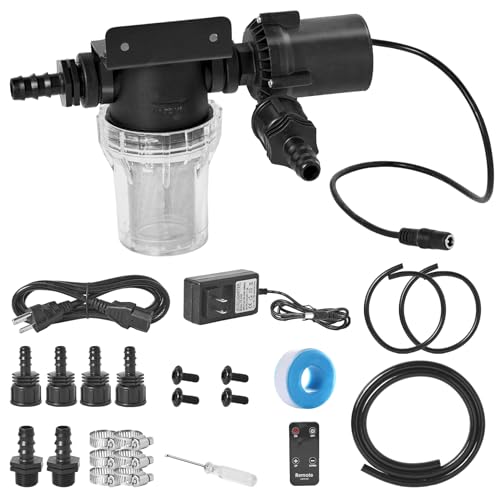phabcf Ice Bath Water Chiller Pump Ice Bath Accessories Kit Ice Bath Pump Cold Plunge Kit with External Pump Filter Hose Compatible 300L 500L Chiller & Inflatable Cold Plunge Tub
