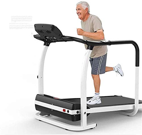 Home Folding Treadmill with Low Wide Deck and Multi-Grip Handrails for Balance - Afbeelding 4
