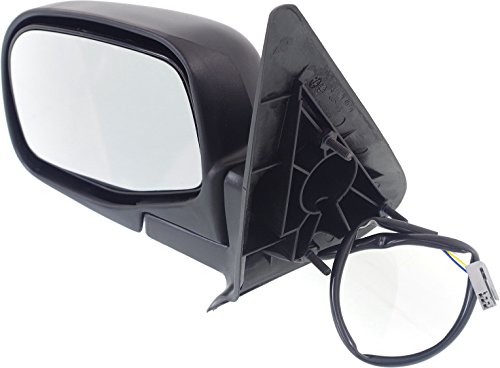 Kool Vue Mirror Compatible With 1993-2005 Ford Ranger, Fits1998-2005 Mazda B3000, 2001-2005 B2300 & 1998-2005 B4000 Driver Side Manual Folding, Textured Black, Power Glass #TOP1