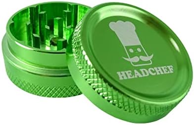 Headchef Razor Grinder with Sifter Scraper 2-Piece, Size 30 mm, Green