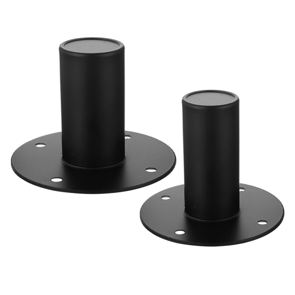 ERINGOGO 2pcs Speaker Stand Base Iron Material Holder Sound Support Easy to Install Speaker Storage Suitable for Home and Studio Use