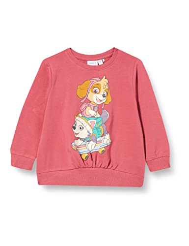 NAME IT Baby Girls NMFJABINA PAWPATROL Sweat UNB VDE Sweatshirt, Rose Wine, 86 Cover