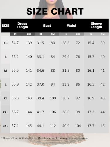 Image of PinkPatty Plus Size Maxi Dress for Women Casual V Neck 3 /4 Sleeve Boho Printed Long Dress with Pockets