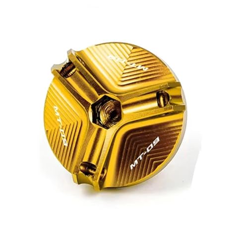 Tapa de aceite de motor para Yamaha Tracer 9 GT, protección en ruta para cilindro trasero amarillo