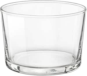 Bormioli Rocco Essential Decor Glassware – Set Of 12 Mini 7.5 Ounce Drinking Glasses For Water, Beverages ,Cocktails &amp; Candle Holders – 7.5oz Clear Tempered Glass Tumblers