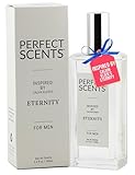 Perfect Scents Fragrances, Inspired by Cal.vin K.lein’s Eterni.ty, Men’s Eau de Toilette, CLEAN, Vegan, Paraben-Free, Never Tested on Animals, 3.4 Fluid Ounces