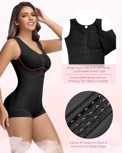 SHAPSHE Fajas Colombianas Moldeadoras BBL Post Surgery Stage 2/3 Body Shaper Tummy Control High Compression Garment Shapewear3