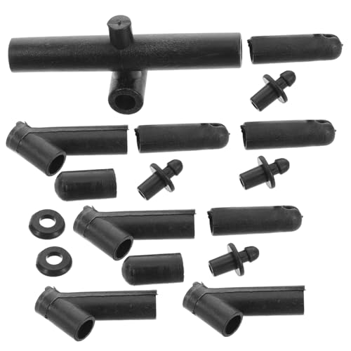 KOMBIUDA 9pcs Plastic Kite Frame Connectors Joints for Kite Repair Building Supplies Angled Straight for Outdoor Flying