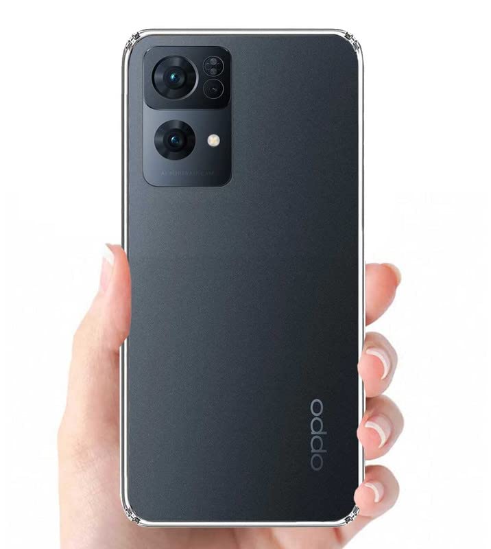 MoreFit 1.5MM Rubber Soft Plain Transparent Silicon Shockproof Slim Back Cover Case for Oppo Reno7 Pro 5G (B09V7WWTCR) Amazon Price History, Amazon Price Tracker