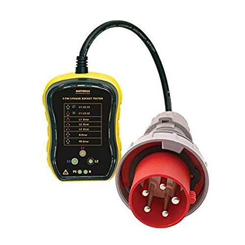 Martindale PC105/63 3 Phase 63amp 5 Pin Industrial Socket Testers from Testermans