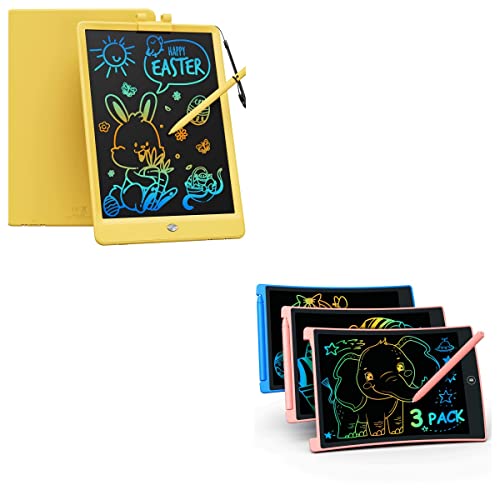 Tabla de dibujo LCD Bravokids de 8,5 pulgadas, tablero para garabatear y escribir, colorido miniatura 1