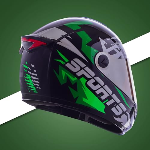 Image of Steelbird SBH-34 Sports ISI Certified Full Face Bike Helmet for Men and Women with Inner Smoke Sun Shield