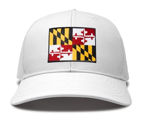 Image of International Tie State Hat for Men and Women, Adjustable Snapback Trucker Baseball Cap with Embroidered Patch