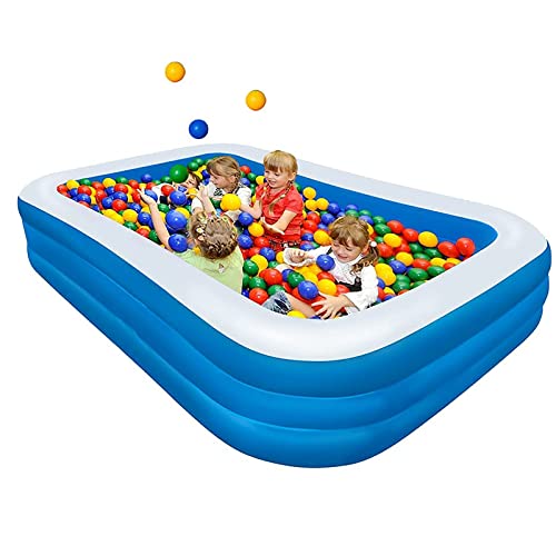 Inflatable Swimming Pool,428x210x60cm Full-Sized Swimming Pools Above Ground 3 Layer For Kids, Adults, Garden, Backyard… – Bild 7