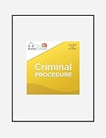 Criminal Procedure: Developed for Law School Exams and the Multi-State Bar 0997392967 Book Cover