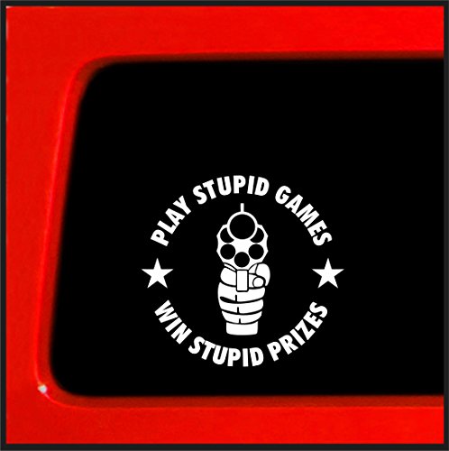 Sticker connection | play stupid games | bumper sticker…