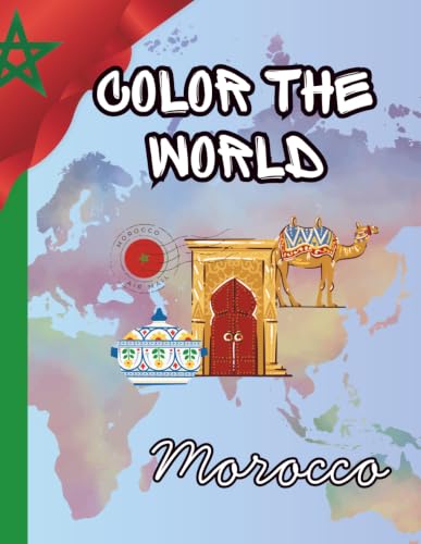 Color The World: Morocco (Color The World: A Travel-Inspired Coloring Book Exploring Cities, Landmarks, Foods and Traditions Around the Globe) image 2