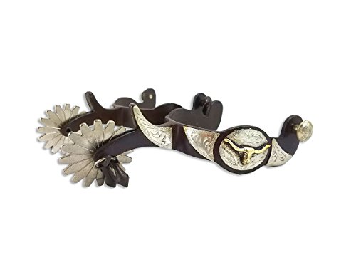 Western AT Longhorn 16pt Mens Jingle Bob Spurs