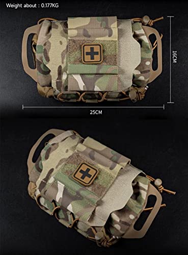 Pochette utilitaire médicale à dégagement rapide pour kit de survie et secours