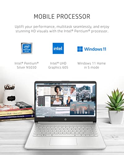 Hp 39Y40UA#ABA 14 Inch Laptop, Intel Pentium Silver N5030 Processor thumb #1