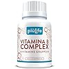 Vitamina B Complex Alto Dosaggio PiùLife, 1 Al Giorno 100% VNR, Vitamina B6 B1 B2 B3 Niacina, B5, B8 Biotina, B9 Acido Folico, Vitamina B12, Tutte Le Vitamine Gruppo B Integratore, 365 compresse