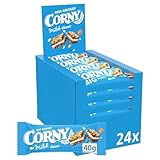 Müsliriegel Corny Milch Classic, Milchsandwich mit Getreide und Milchcreme, Großpackung, 24x40g