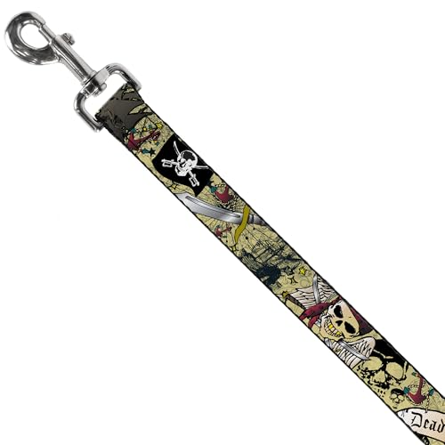 Laisse pour chien Buckle-Down Dead Men imprimé haute densité