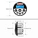 Marine Wateroroof Audio Package Marine Bluetooth Stereo Radio System - Waterproof FM Radio Stereo ATV UTV Heavy Duty Power Sports Head Unit with White Marine Speaker and Antennas