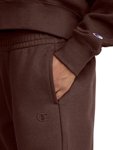 Image of Champion Women's Cinched-Bottom Fleece Sweatpants, Oversized Fit, Midweight