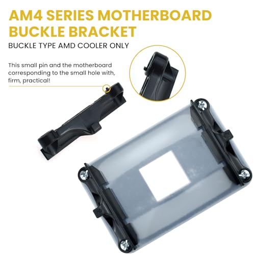 UBANU AM4 Backplate Motherboard CPU Fan Cooling Mounting Sheet Backplane Heatsink Bracket for AM4 AMD Socket AM4 ITX Motherboard - image 4
