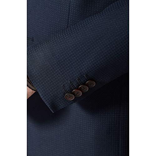 Paletó Jacquard 2 Botões azul / 56m