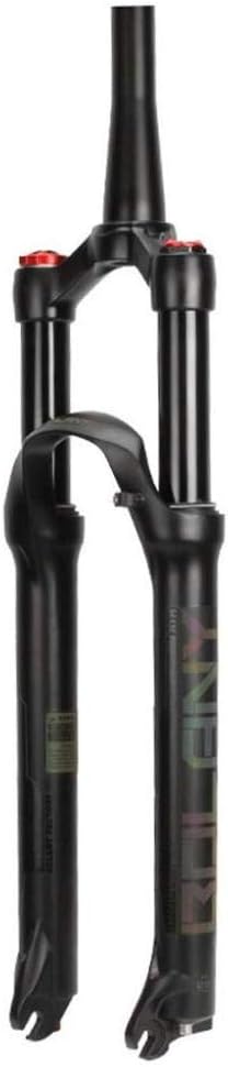 MTB Tapered Air Suspension Fork 26 Inch 27.5 Inch 29 Inch Remote Lock Out Bike Fork Travel: 120mm 1-1/8" Black,Shouldercontrol-29INCH