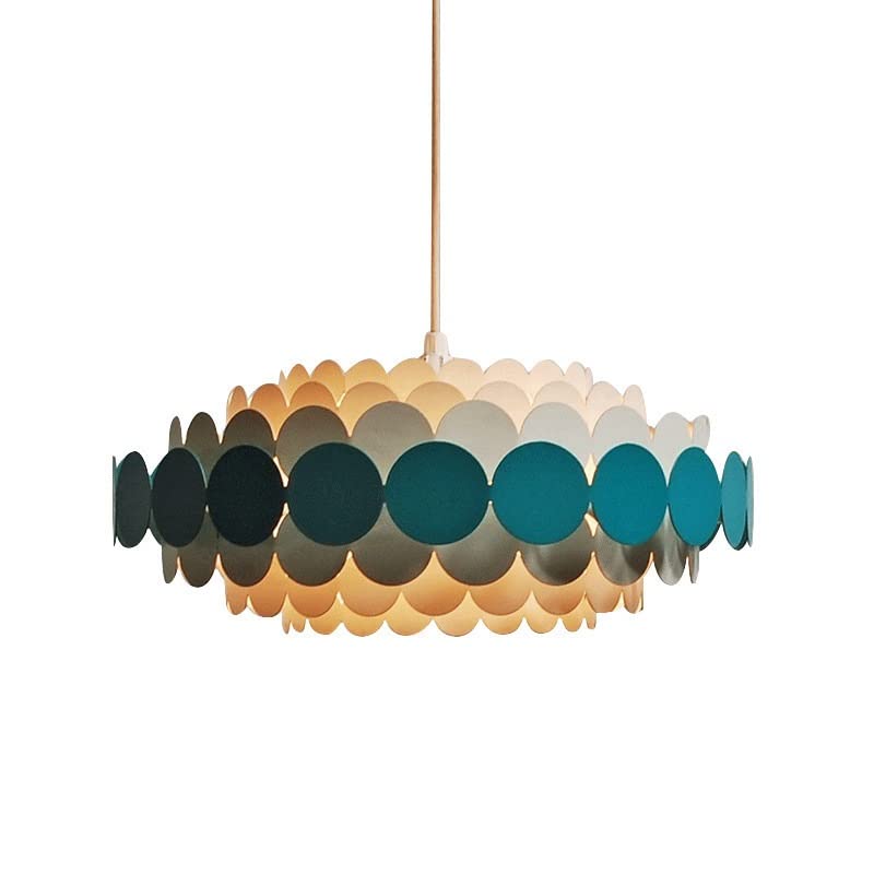 Ceiling Light, Chandelier Blue Pendant Light, Pendant Lighting, Vintage Chandelier Hanging Light, Ceiling Light Fixture for Living Room Bedroom Kitchen Chandeliers