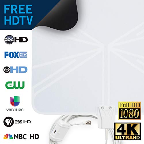 image for Winegard FL5500A FlatWave Amped Digital HD Indoor TV Antenna – Ampli