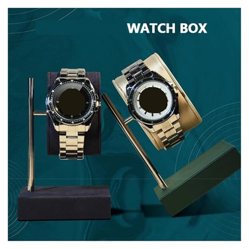 Support montre rotatif noir et accessoires d'affichage - 8