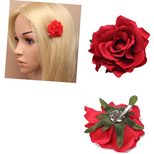 Accessoire élégant Housoutil : 16 épingles à cheveux simulées rouge