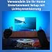 Philips Smart Lighting HDMI Sync Box m. TV-Backlight, RGBIC LED-Streifen für 40–50-Zoll-TVs, Synchr. m. Filmen, Musik, HDMI 2.0, 4K bei 60 Hz, Connected by WiZ, Externe Videoquelle Erforderl.
