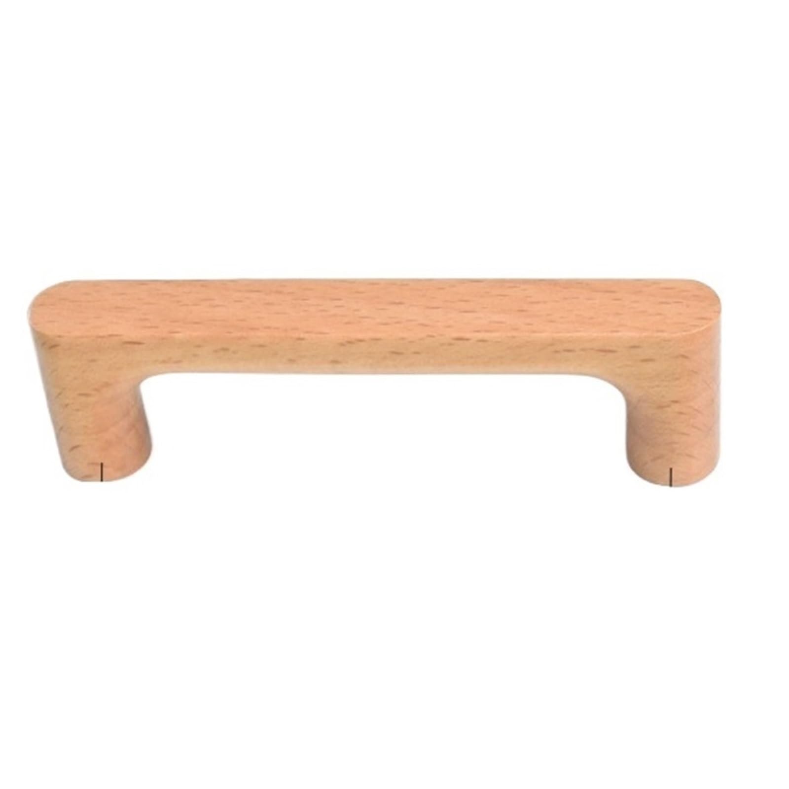 Poignées de placard en bois de hêtre C96mm lot de 20 pièces pour porte