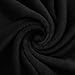 Pro Goleem Fleece Baby Blanket with 2 Inch Satin Trim Soft Anti-Static Plush Blanket for Boys and Girls Christmas Baby Gifts for Babies Black 30''x40''