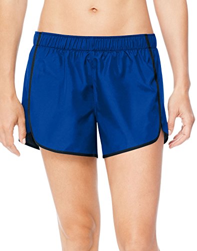 Short de course pour femme Hanes Sport en tissu respirant pour le running