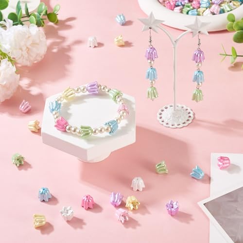 Perles opaques en acrylique légères et robustes Beadthoven pour bracelets et DIY - 3